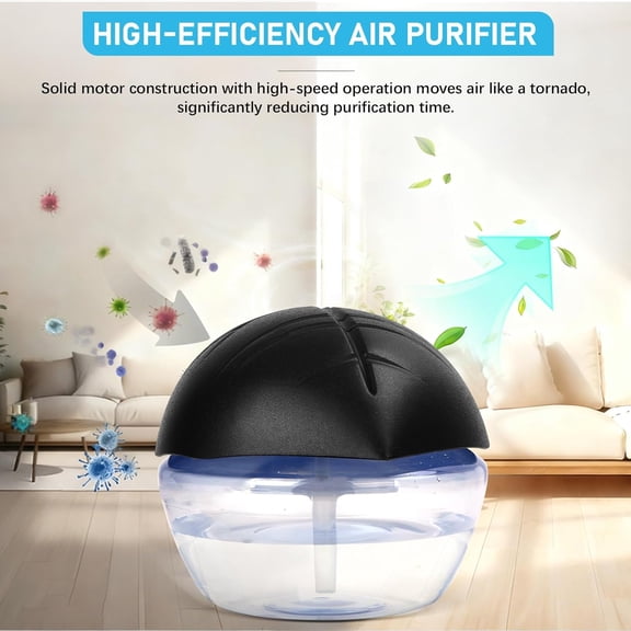 Water-Based Purifier with Diffuser and 7-Color LED Light for Home Office