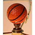 thumbnail image 4 of HomeConcept Basketball Lamp Finial, Orange with Black Lining 2.25"h, 4 of 6