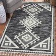 thumbnail image 3 of Luxe Weavers South Western Fringe Geometric Black 6x9 Area Rug for Living Rooms, 3 of 8