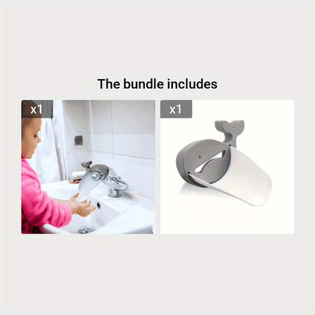 

Universal Adjustable Faucet Extender for Handwashing Assistance - Bathroom Accessory with Polished Surface and PP Material