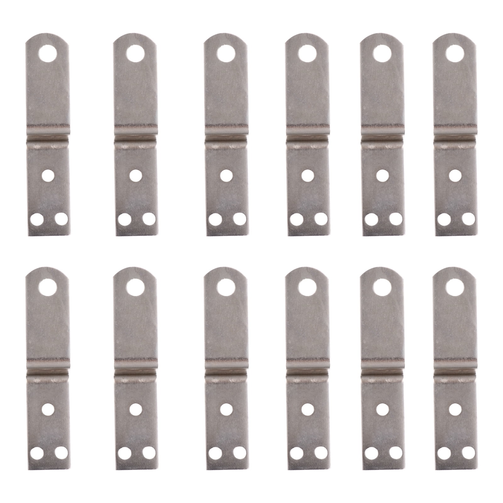 NUOLUX Picture Hanging Z Bracket Bar Holder Clip Hangers Clips Mount Mounting Interlocking Kit