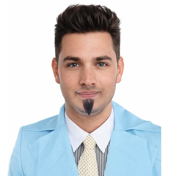 Men's Short Hair Van Dyke Beard | Black Facial Hair | HPO