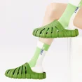 thumbnail image 4 of Sandalias de plataforma para hombre con diseño de nube y hojas divertidas, suaves y antideslizantes, para el hogar, para exteriores, de verano, para casa, planas, para hombre y mujer, para playa, 4 of 6