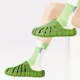 thumbnail image 4 of Sandalias de plataforma para hombre con diseño de nube y hojas divertidas, suaves y antideslizantes, para el hogar, para exteriores, de verano, para casa, planas, para hombre y mujer, para playa, 4 of 6