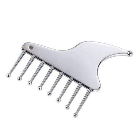 Universally Head Massage Comb Household Head Comb Stainless Steel Texture Perfect for People and Pets to Reduce Shedding