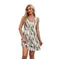 thumbnail image 2 of Vestido de verano WEESO 2025 holgado con cuello en V y bolsillos 2XL, 2 of 4