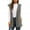 Grey, variant on WEIYLL Women's Cardigans Hooded Fur Fluffly Vintage Shaggy Vest Jacket Long White Fall Coats ,M