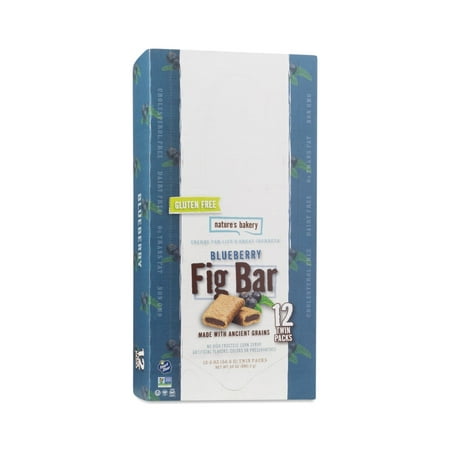 Nature's Bakery 100% Natural Fig Snack Bar, Blueberry, 2