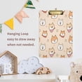 thumbnail image 7 of Coolnut Cute Shiba Inu Acrylic Clipboard with Low Profile Gold Metal Clip Standard A4 Letter Size Decorative Clipboards for Office,Jobsite,Medical,School, 7 of 7