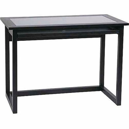 No Tools Assembly 42 Meridian Computer Desk Ebony Walmart Com