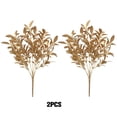 thumbnail image 1 of Ruiboury 2x Versatile Usage Artificial Leaf DIY Home Decor Gold Non-toxic For Cats As Shown 1Set, 1 of 6
