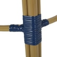 thumbnail image 6 of Cortina Wicker and Aluminum Outdoor 29.5 Inch Barstools, Set of 2, Navy Blue and Bamboo Finish, 6 of 8