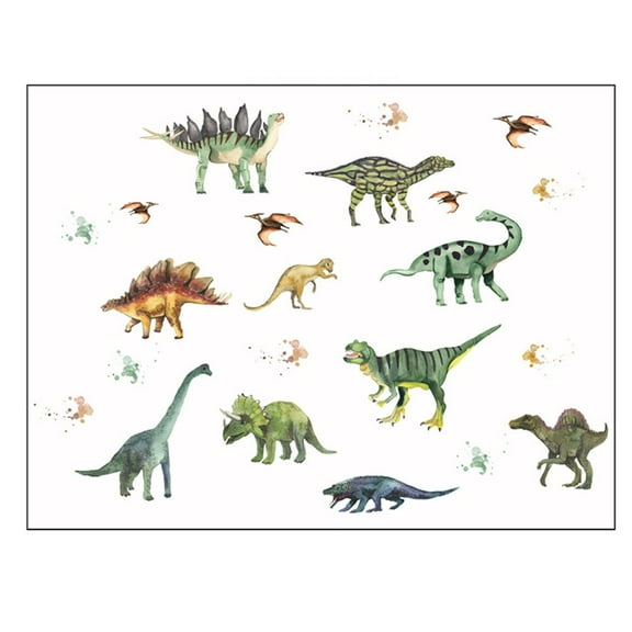 Cartoon Dinosaur Series Wall Stickers Background Decorative Wall Stickers