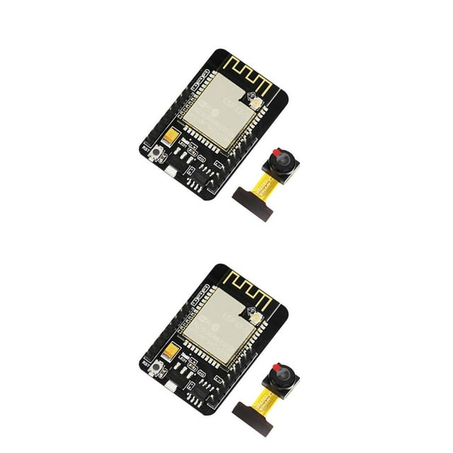 jesticaly ESP32-CAM ESP32 5V WIFI Camera Module Development Board with OV2640 Camera Module ESP32-CAM+OV2640 2Set
