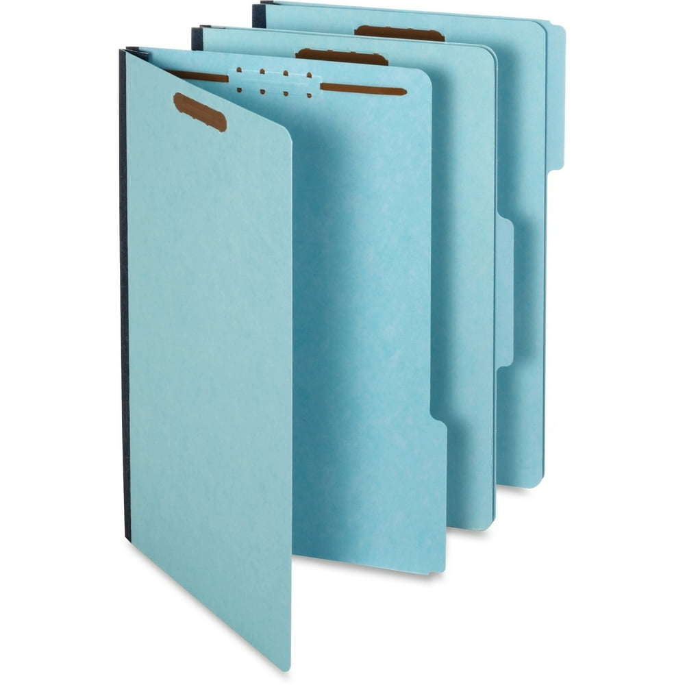 Pendaflex Pressboard Fastener Folders, Blue, 25 / Box (Quantity