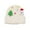 White, variant on Mikilon Kids Xmas Knitted Hats Fall and Winter Outdoor Hats Cute Ornamental Santa Claus and Bow Warm Hats