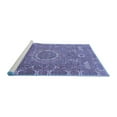 thumbnail image 2 of Ahgly Company Machine Washable Indoor Rectangle Abstract Blue Modern Area Rugs, 4' x 6', 2 of 4