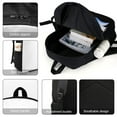 thumbnail image 4 of Warriors Cats Backpack, Large Capacity Backpack, 17 Inch Laptop Backpack for College Work Travel, 4 of 9
