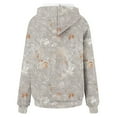 thumbnail image 3 of jjayotai Womens Camo Hoodies, Maple Leaf Printed Oversized Hooded Sweatshirt Fleece Pullover Sweatshirts Long Sleeve Tops with Pocket, 3 of 4