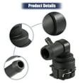 thumbnail image 4 of Unique Bargains Engine Coolant Hose Connector for Audi A3 8P 2003-2013 for VW Beetle 5C 2011-2019  No.1K0122291R Black, 4 of 6