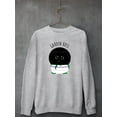 thumbnail image 3 of Black Kitten. Garden Boss Sweatshirt Women -Smartprints Designs, Female Large, 3 of 4