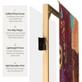 thumbnail image 4 of Red Lantern 6 ft. Tall India Double Sided Canvas Room Divider, 4 of 7