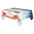 thumbnail image 1 of BSDHOME Merry Christmas Snowflake Cotton Linen Tablecloth Sets 60x120 Inches - Merry Christmas Winter Snowflake Desk Sofa Table Cloth Cover for Party Decor, 1 of 5