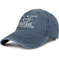 thumbnail image 2 of 70th Birthday Gifts for Men Women Hats 1953 Vintage 70 Year Old Embroidered Baseball Cap, 2 of 5