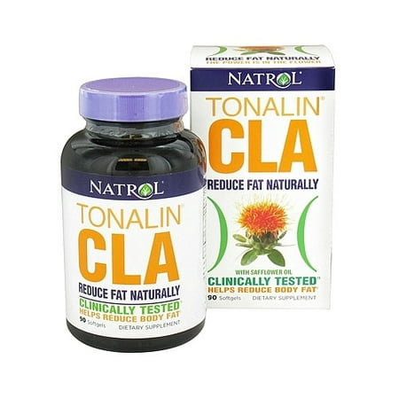 Natrol Tonalin CLA Reduce Fat Naturally Dietary Supplement Softgels - 90 (Best Fat Reducing Supplement)