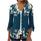 thumbnail image 2 of Cárdigan de moda para mujer, con mangas 4/3 y botones estampados, chaqueta tipo cárdigan para mujer, 2 of 7