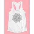 thumbnail image 3 of Floral Mandala Impression. Tank Women -Image by Shutterstock, Female XX-Large, 3 of 4