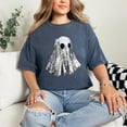 thumbnail image 4 of Comfort Colors Disco Ghost Halloween Shirt, Spooky Trendy Tee, 4 of 6