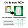 thumbnail image 2 of Lutron DVCL-253P-WH Diva 250-watt Single Pole/3-Way CFL/LED Dimmer, White, 2 of 7