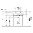thumbnail image 6 of Duravit 045480-1Hole Vero 32" Ceramic Vanity Top - White with WonderGliss / Glazed, 6 of 7