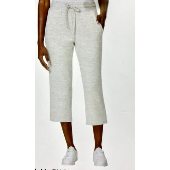 32 DEGREES Womens Pull On Knit Capri;Medium