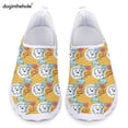 thumbnail image 1 of Zapatos dentales para mujer Doginthehole, bonitos zapatos planos con estampado de dientes, zapatillas ligeras informales de verano azules sin cordones, zapatillas femeninas, 1 of 5