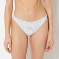 thumbnail image 1 of Cheeky Panty With Lace Trim in Breezy Gingham, 1 of 5