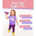 thumbnail image 5 of Lalo & Luna Two Cute Second Birthday Girls Short Sleeve Shirt, Toddler Tee, Purple Heather, 5 of 6