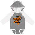 thumbnail image 3 of Inktastic I Wear Orange for My Mommy Leukemia Awareness Boys or Girls Long Sleeve Baby Bodysuit, 3 of 5