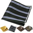 thumbnail image 2 of Men's Pocket Square Fashion Pocket Handkerchief Suit Handkerchief for Wedding, 2 of 4