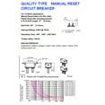 thumbnail image 2 of OULII Automatic Circuit Breaker Manual Reset Grey Metal Plastic 1Set for Boat and Trolling Motors, 2 of 4