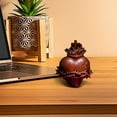 thumbnail image 4 of syligr Sacred Heart of Jesus Wood Carving Solid Wood Decoration Heart Sculpture Religious Home Altar Statue Christian Gift for Wall Shelf Table Decor Catholic Faith Ornament Display, 4 of 6