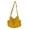 Yellow, variant on Canvas Messenger Bag For Women Large Capacity Crossbody Shoulder Bag Casual Boho Style Daily Commute Durable Fashionable