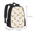 thumbnail image 2 of Balery Cartoon Snake Backpack for Men and Women - Durable 600D Oxford Cloth -Large Capacity, Water-Resistant School, Travel, and Hiking Bag, 2 of 7