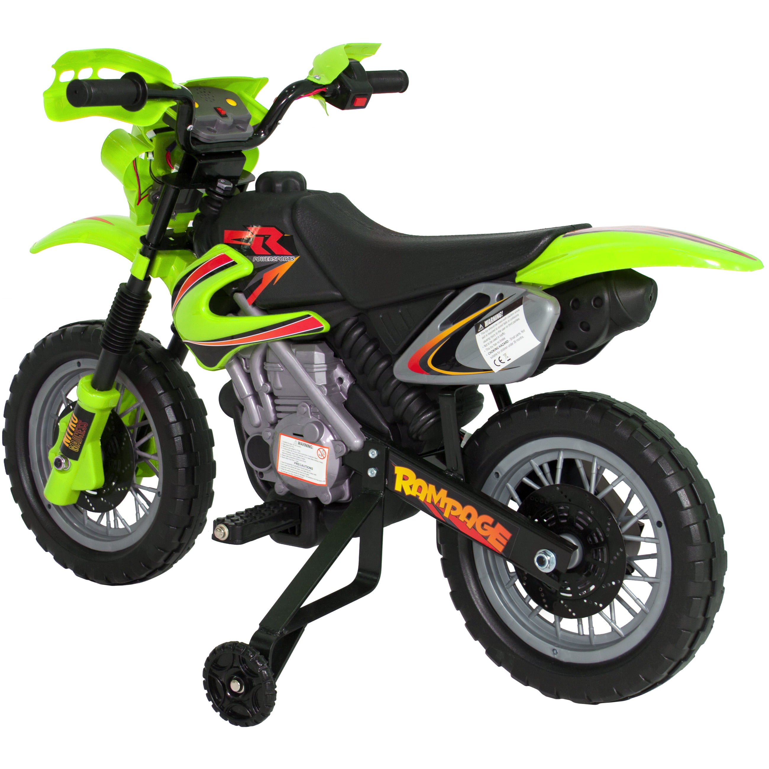 6 volt dirt bike with training wheels