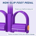 thumbnail image 6 of Eight-tube multi-functional foot pedal resistance band, equipped with sweat-absorbing and non-slip handles and non-slip foot pedals, suitable for shaping exercises of the abdomen, legs, arms, and bac, 6 of 8