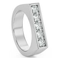 thumbnail image 3 of Pompeii 1Ct Diamond 5-Stone Men's Ring in 10k White, Yellow, or Rose Gold (G/H,I1-I2), 3 of 7