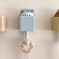 thumbnail image 5 of Retractable Wall Hook with Kawaii Peeking Cat Design, No Drill Decorative Hook for Keys Towels in Bathroom Kitchen, 5 of 6
