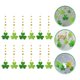 thumbnail image 3 of 12 colgantes de trébol de papel. Accesorios de papel para el Día de San Patricio., 3 of 5