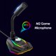 thumbnail image 4 of Micrófono en vivo para computadora con reducción de ruido M2 capacitivo de escritorio (USB RGB), 4 of 8